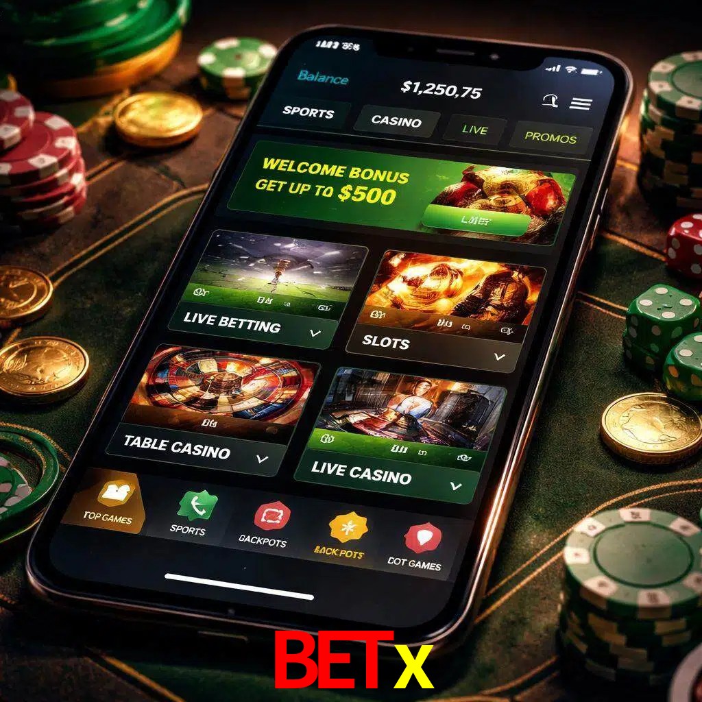 Diseño de juegos móviles Betx para usuarios en México