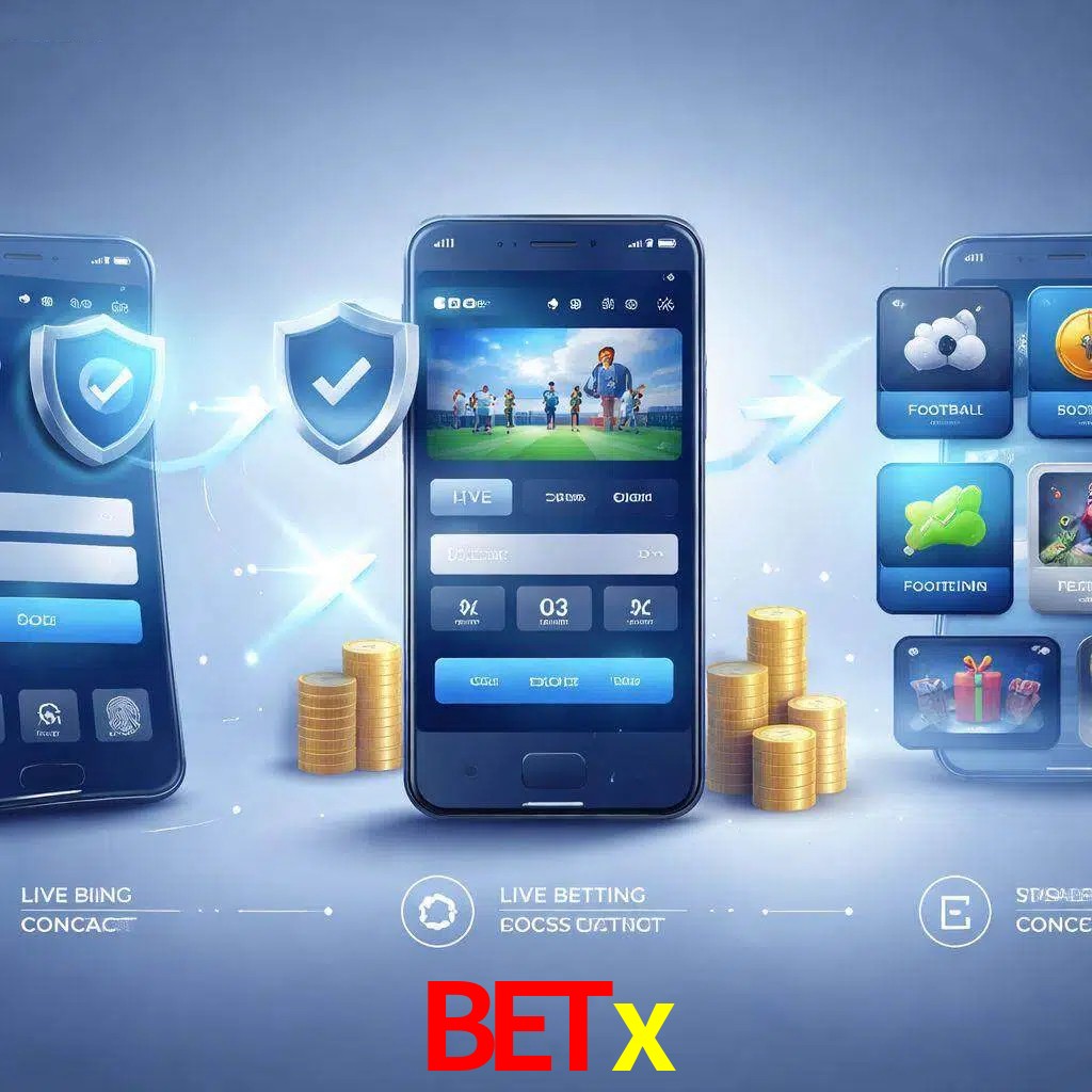 Pasos de acceso a la app Betx en pantalla de teléfono móvil